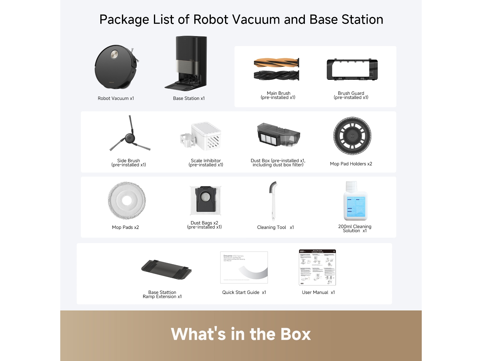 Dreame X50 Ultra Robotdammsugare (svart) Robotdammsugare