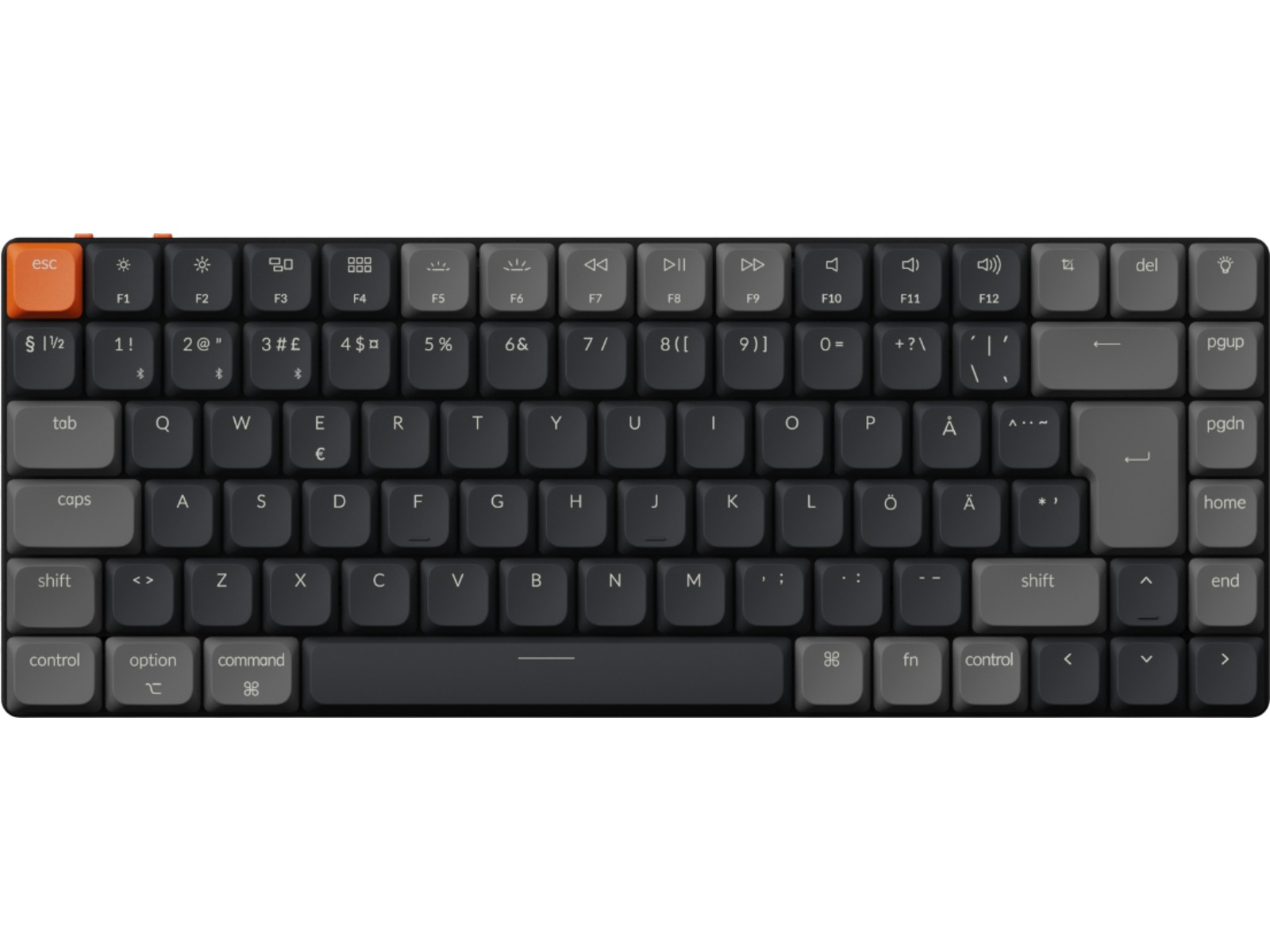 Keychron K3 V3 RGB Aluminium QMK Low Profile 2.0 Super Brown trådlös tangentbord -B-Grade Demo tangentbord