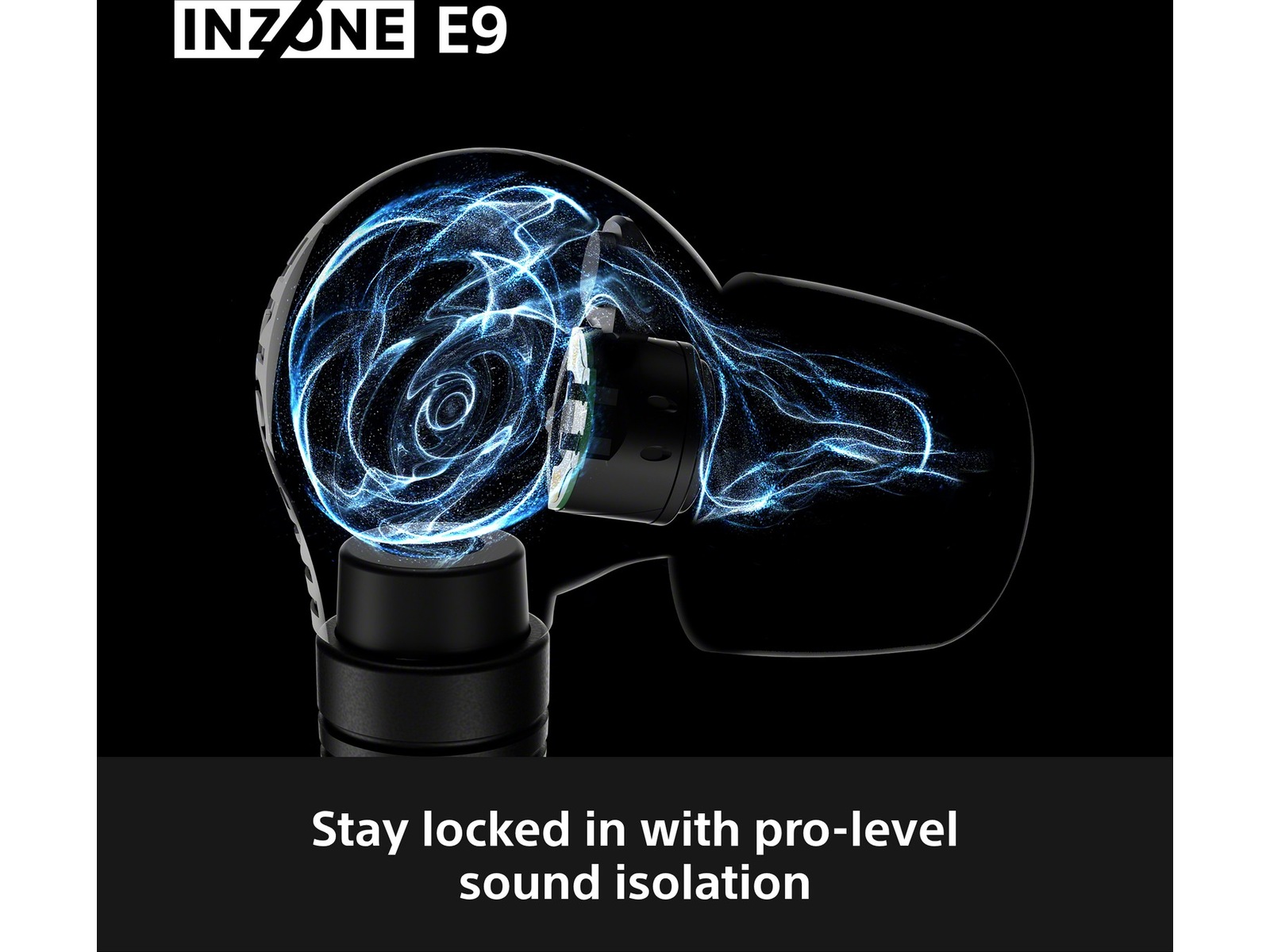Sony INZONE E9 In-Ear Gaming Headphones, Black In-ear hörlurar
