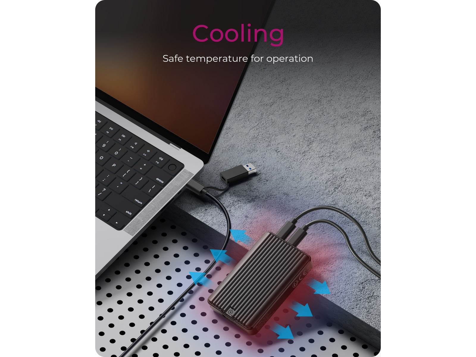 ICY BOX M.2 SSD-Enclosure Externa Chassi