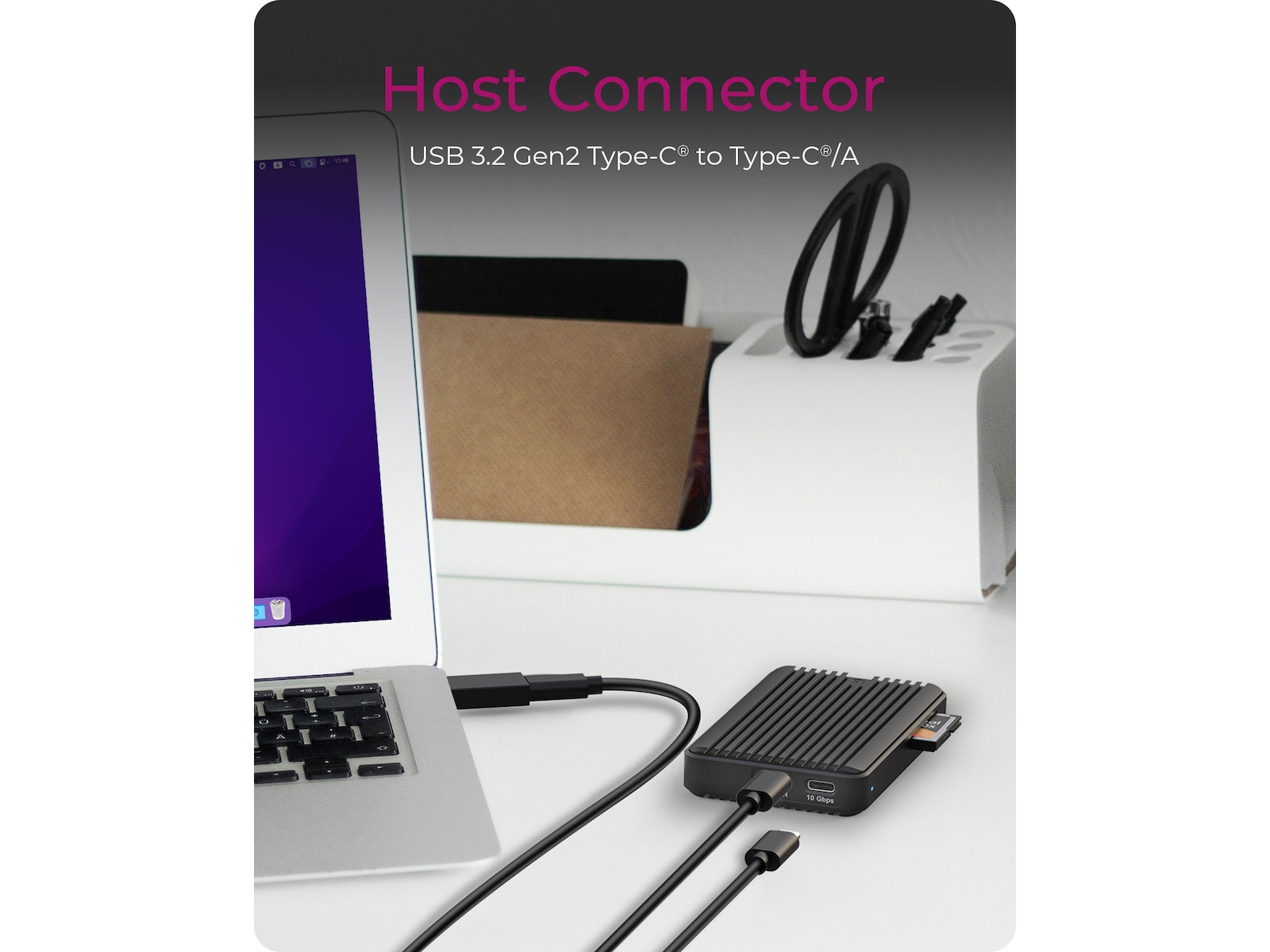 ICY BOX M.2 SSD-Enclosure Externa Chassi