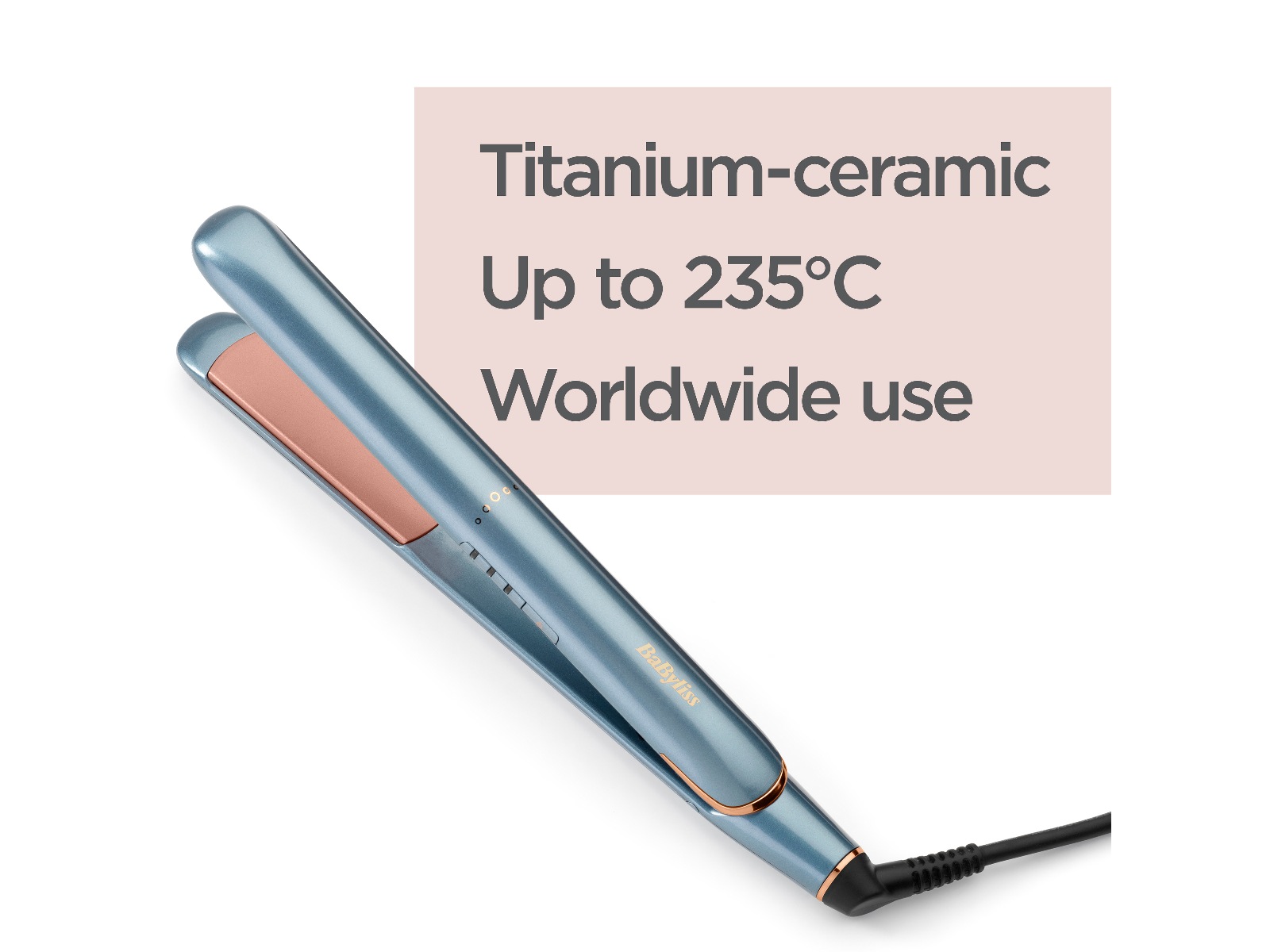 BaByliss Denim Luxe Plattång + Hårfön Hårvård & styling