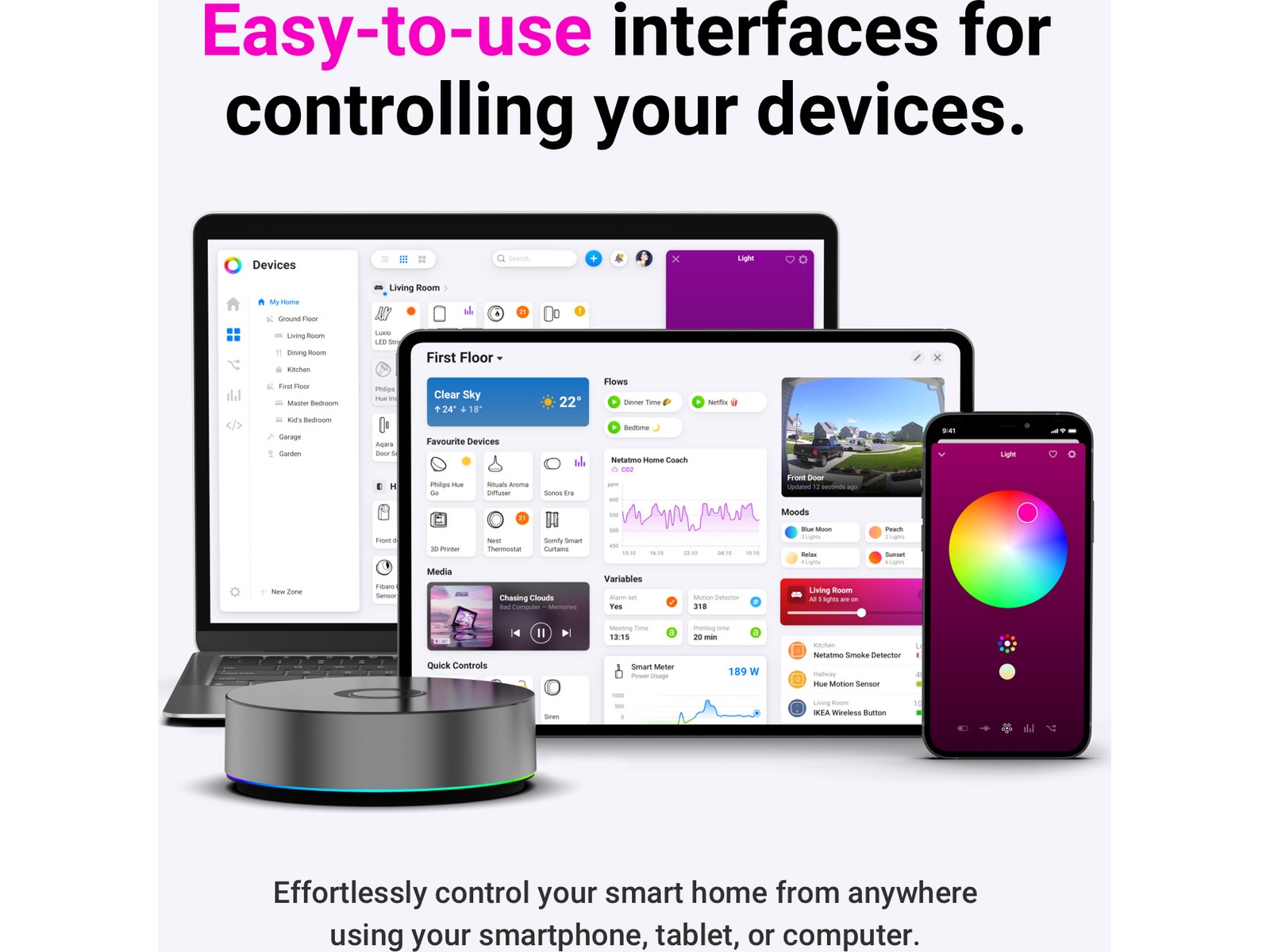 Athom Homey Pro (2026) Smarthub för hemmet Smarthub/ bridge
