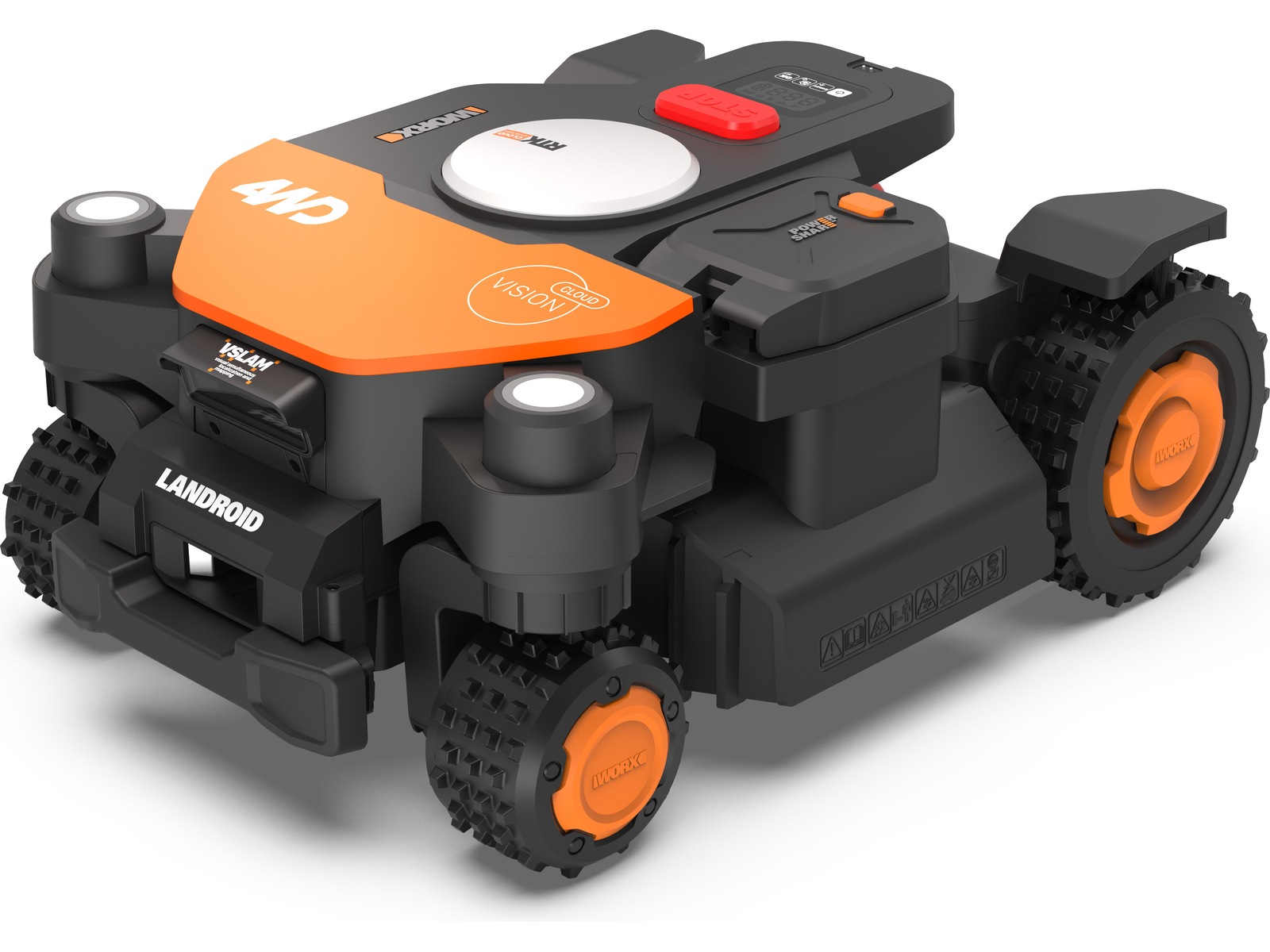 Worx WR341E Landroid Vision Cloud AWD 1000m² Robotgräsklippare