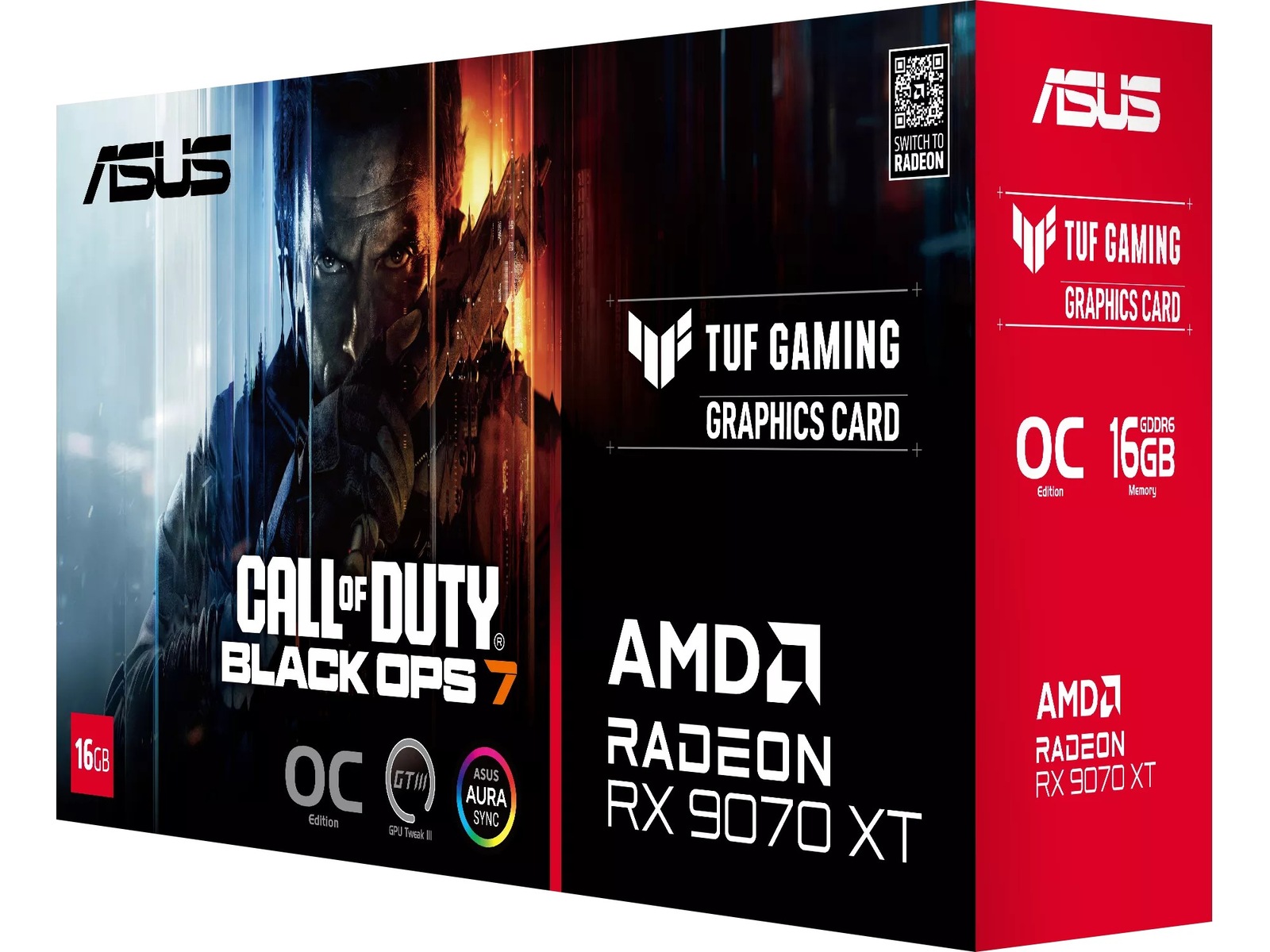 ASUS TUF Gaming AMD Radeon RX 9070 XT TUF OC (COD BO7 LE) Grafikkort