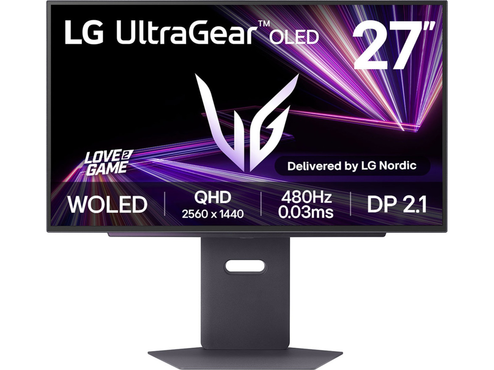 LG 27" UltraGear gamingskärm 27GX790A Datorskärm