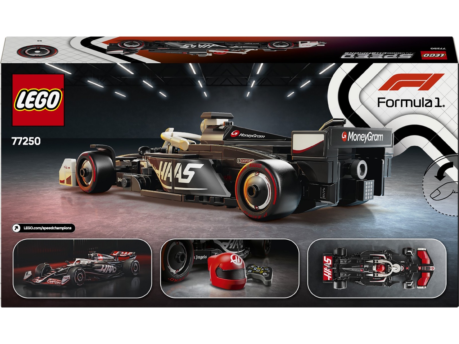 LEGO Speed Champions MoneyGram Haas F1 Team VF-24-racerbil 77250 LEGO