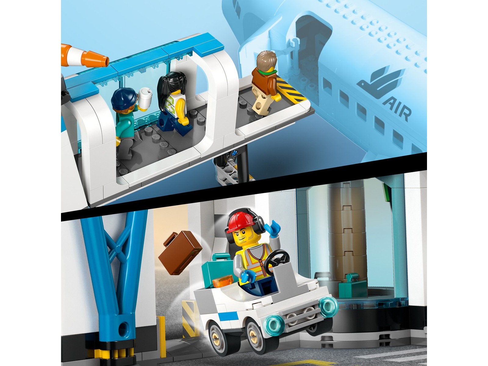LEGO My City ljusplats och flygplan 60502 LEGO