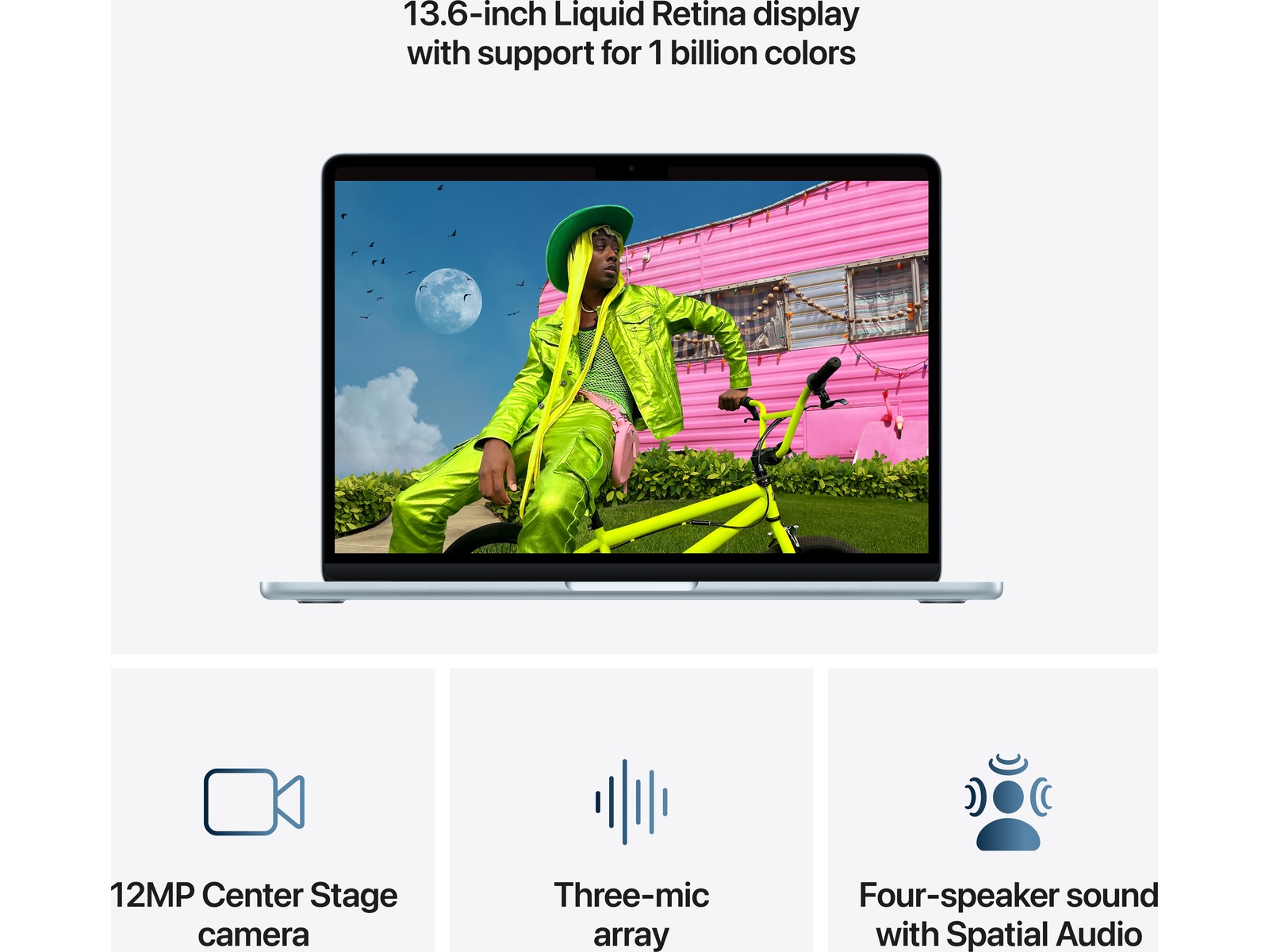 MacBook Air 13" M5 (2026) 1TB (himmelblå) Datorer - Bärbara / laptop