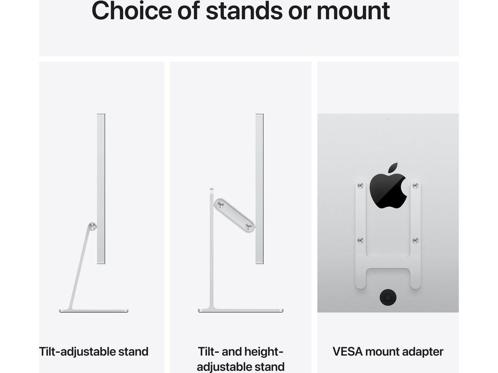 Apple Studio Display (2026) Standardglas - stativ med lutnings- och höjdjustering Datorskärm