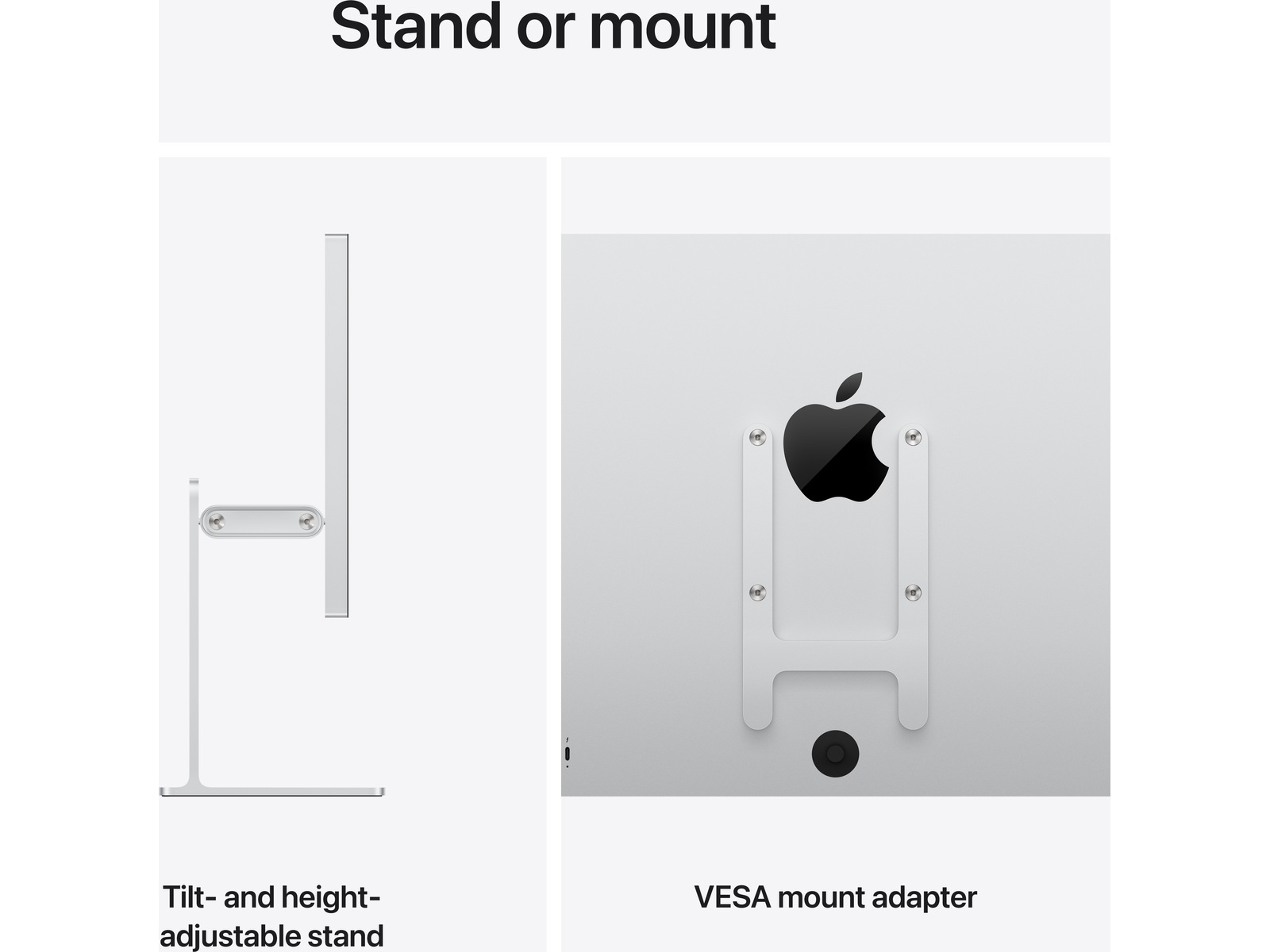 Apple Studio Display XDR (2026) Standardglas - stativ med vinkel- och höjdjustering Datorskärm
