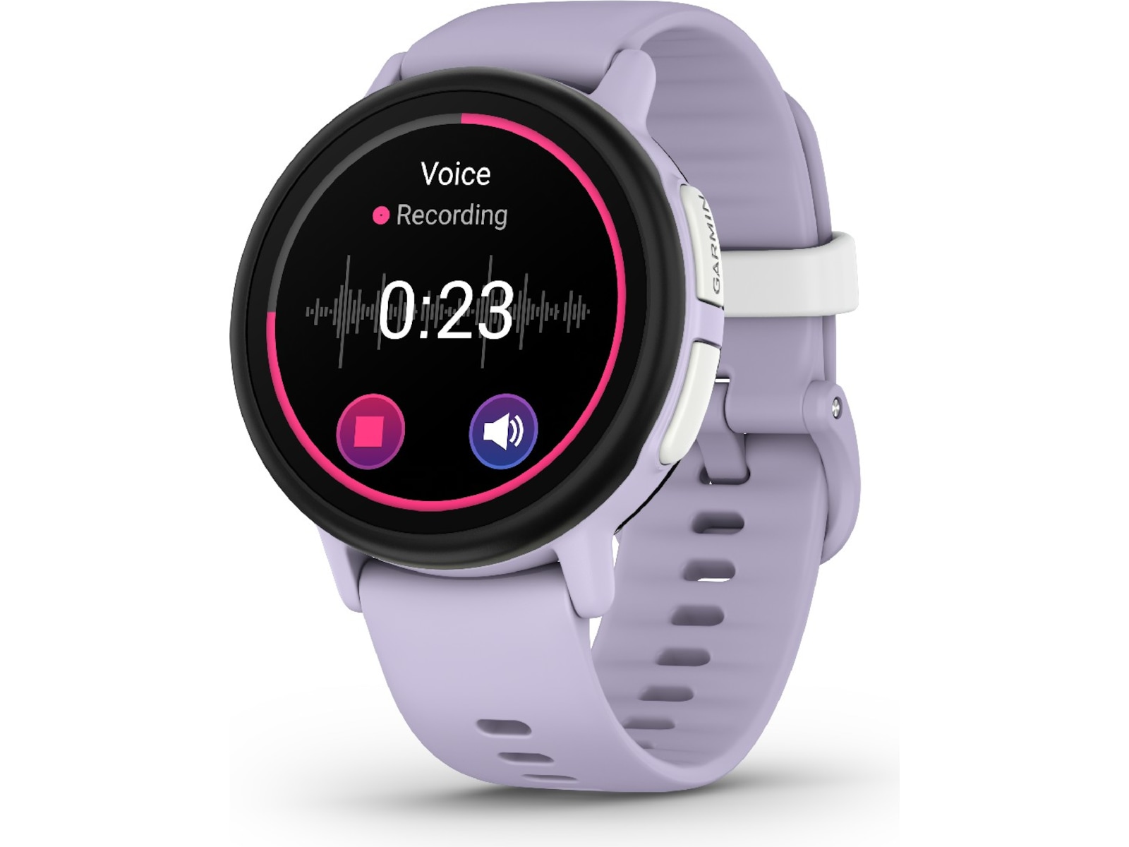 Garmin Bounce 2 (ljuslila) -B-Grade Demo watches