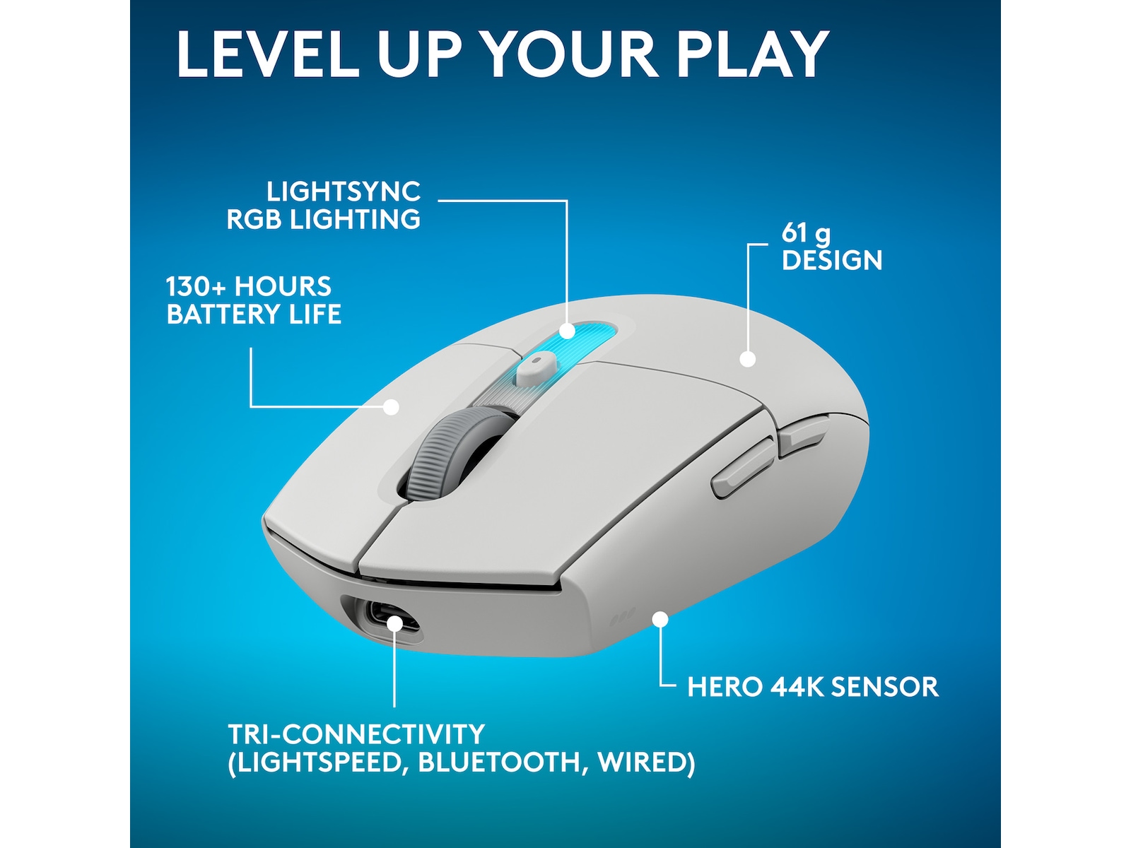 Logitech G305 X SUPERLIGHT trådlös gamingmus Gamingmus