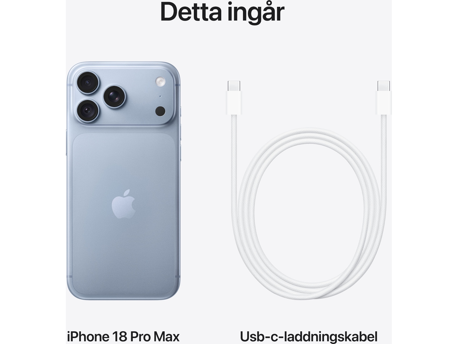 iPhone 18 Pro Max 2TB (glacier) Mobiltelefoner