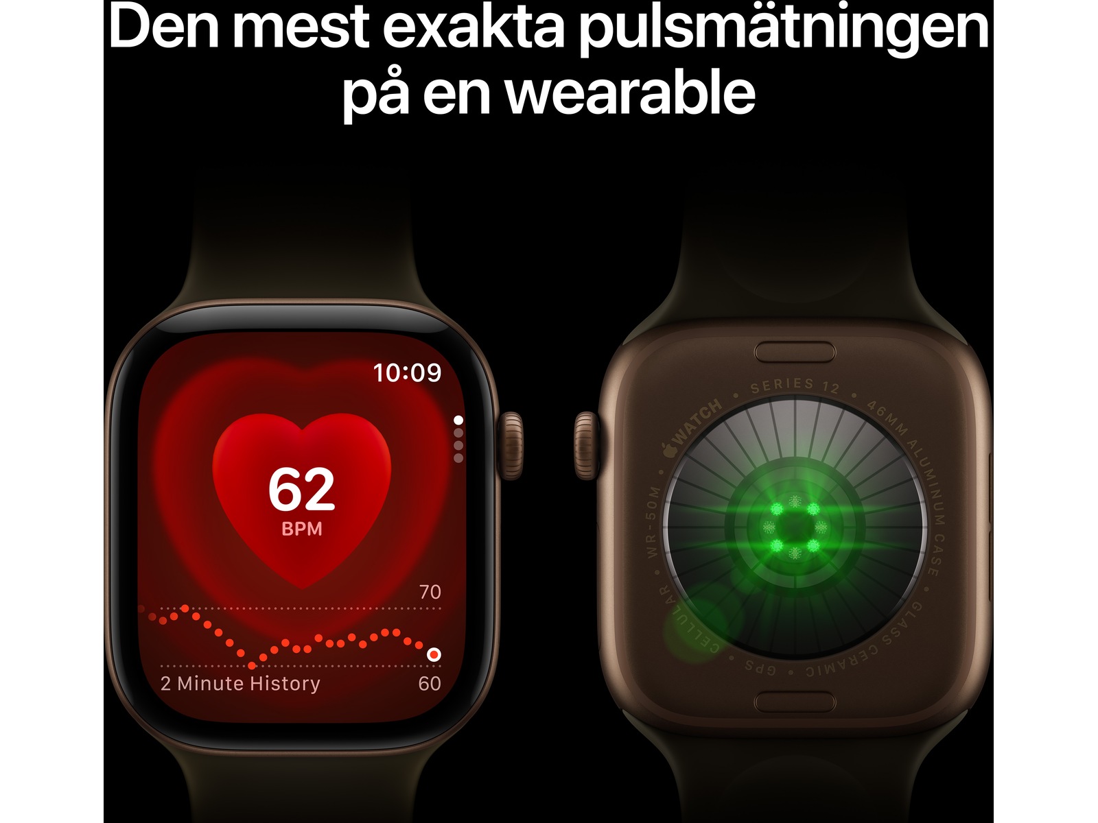 Apple Watch Series 12 GPS + LTE 46mm Aluminium (dark bronze) Smartwatches