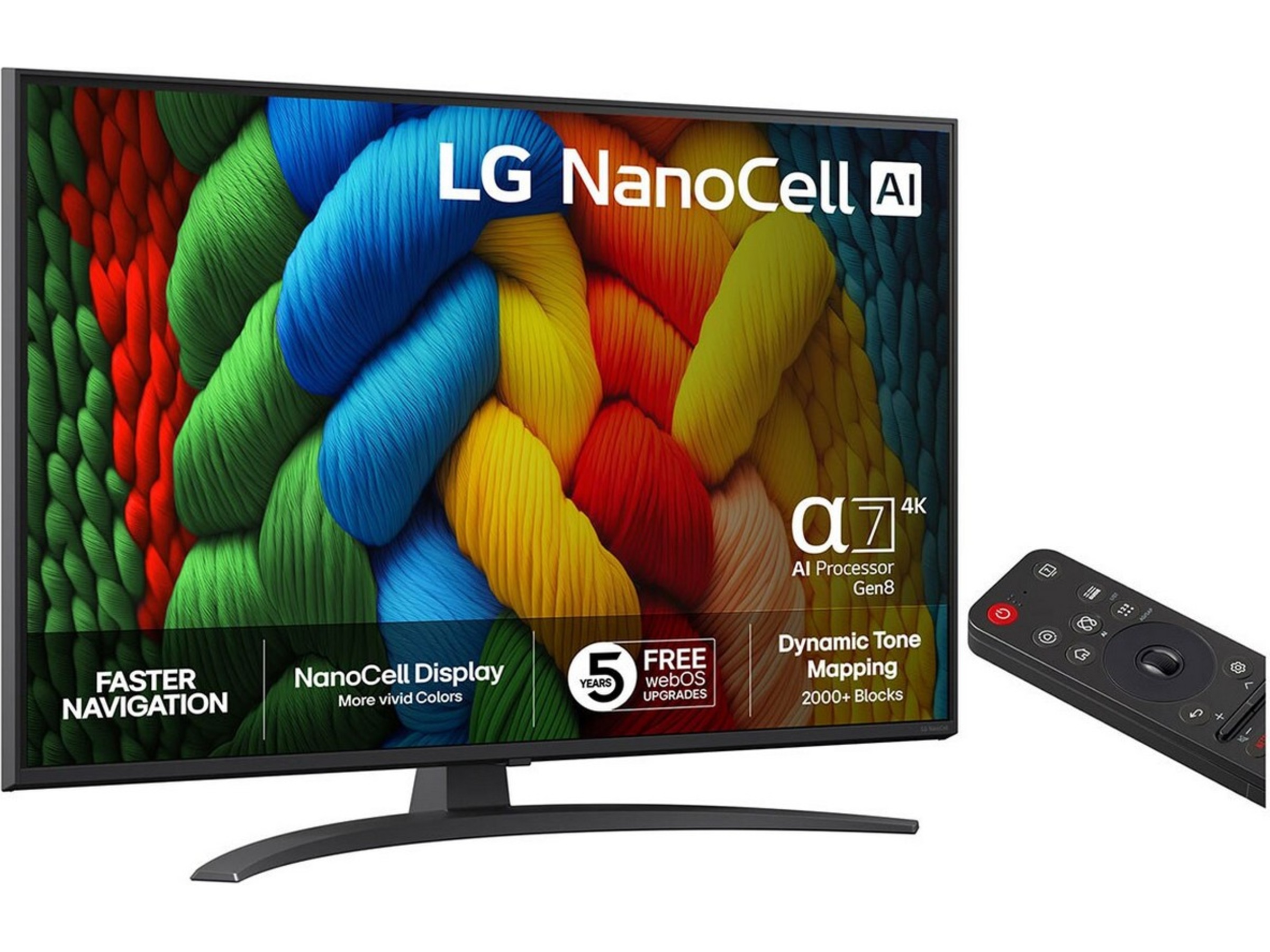 LG 86'' NANO81 NanoCell AI 4K Smart TV (2025) Över 80 tums TV