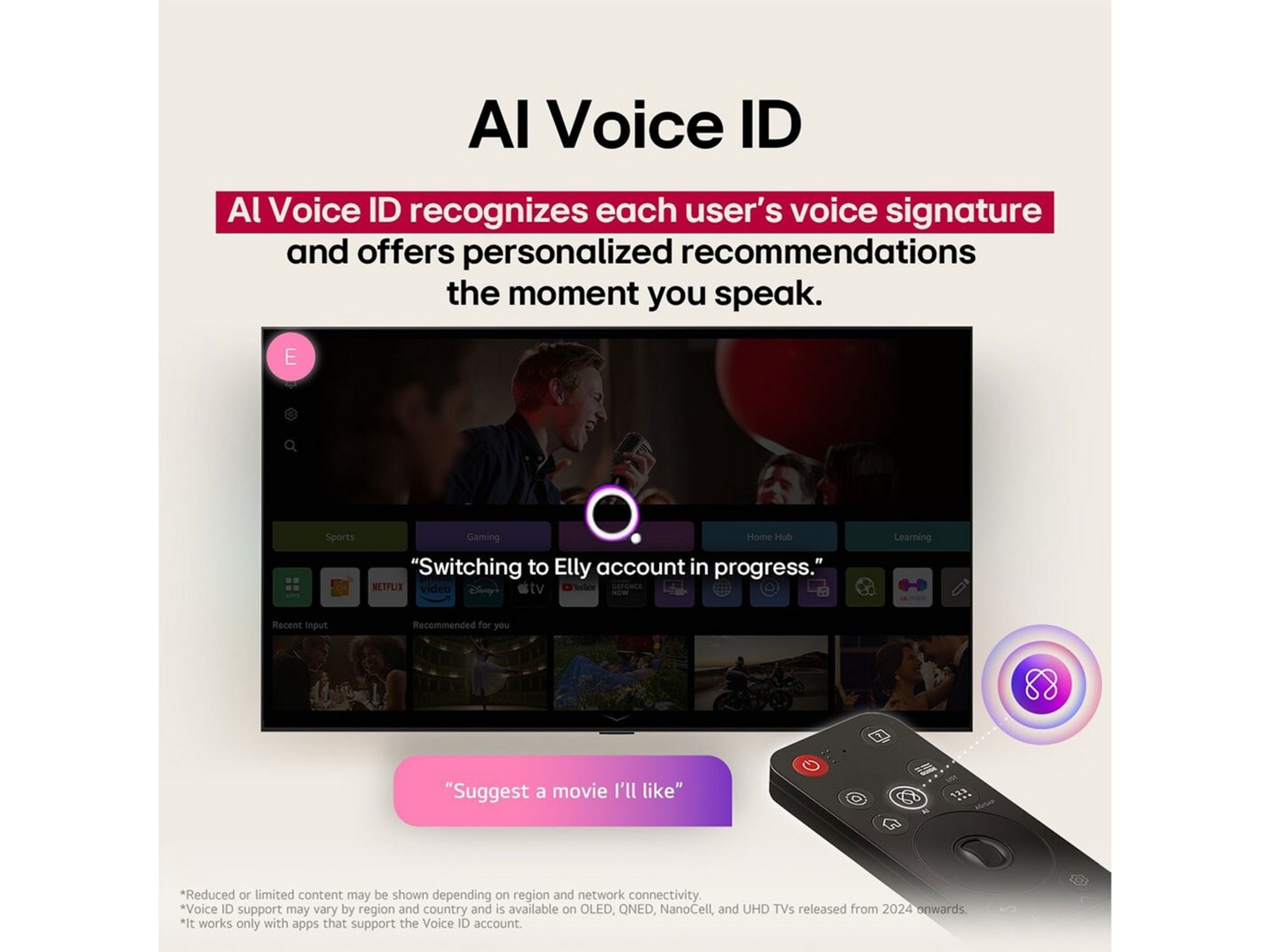 LG 86'' NANO81 NanoCell AI 4K Smart TV (2025) Över 80 tums TV