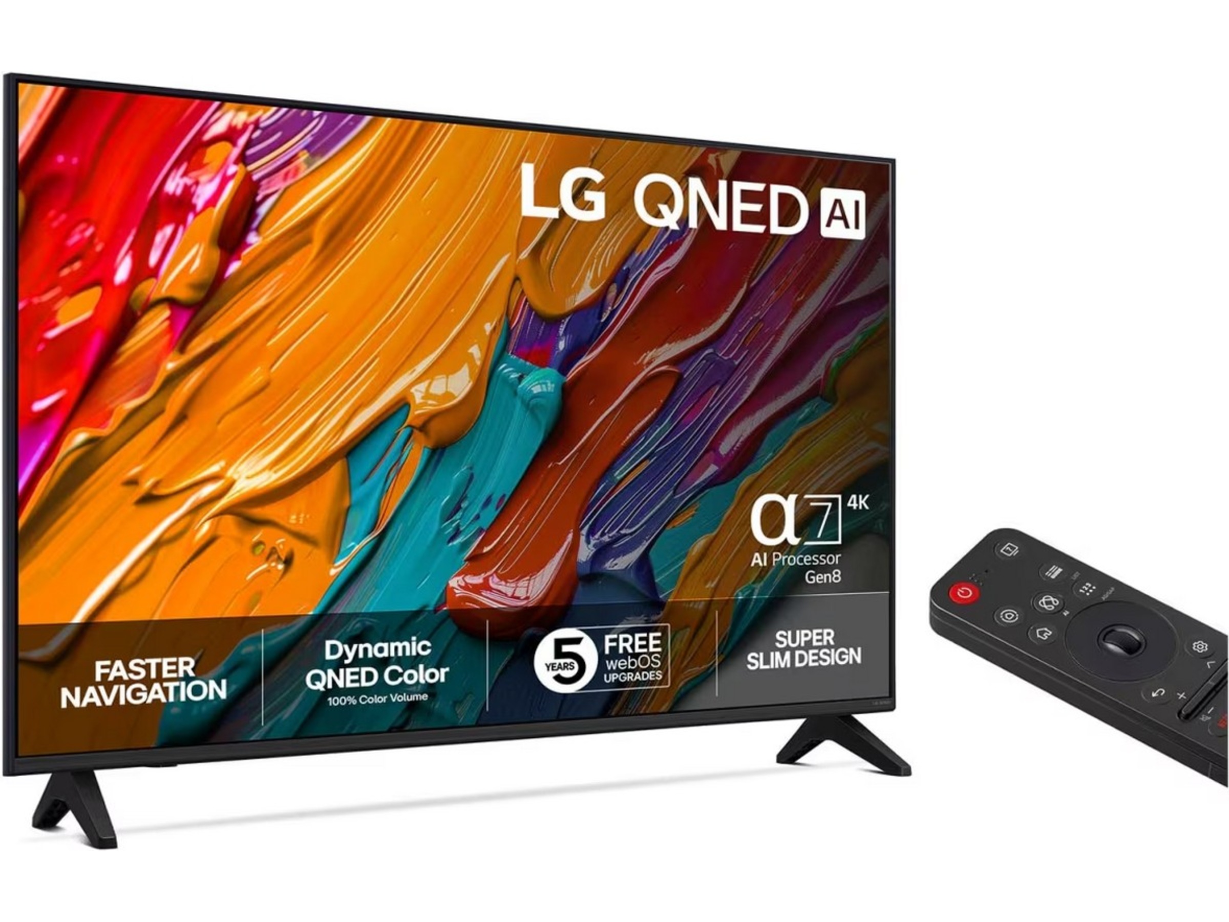 LG 65'' QNED7E AI 4k Smart TV 65QNED7EA6B (2025) 60 - 69 tums TV