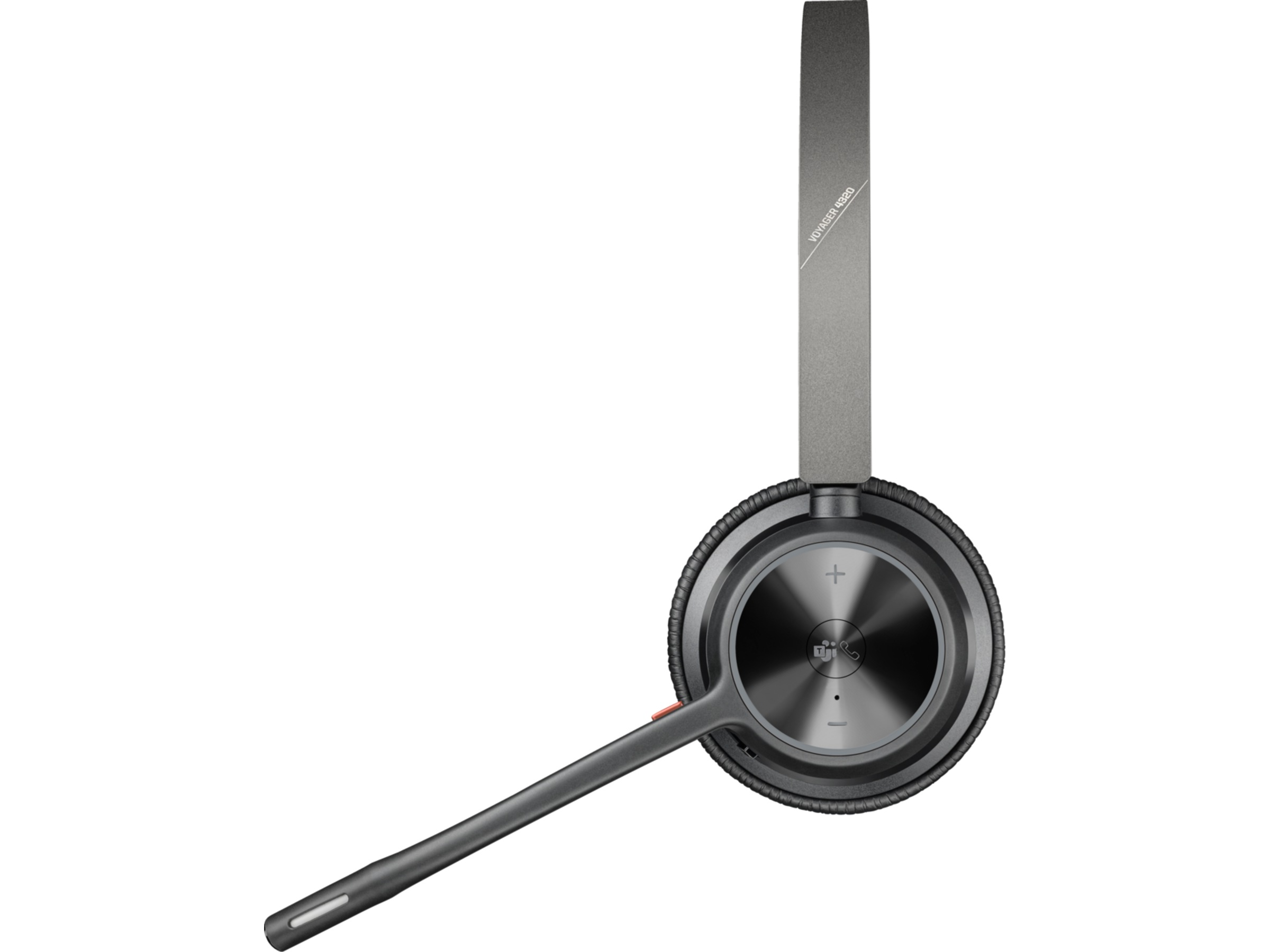 Poly Voyager 4320-M MS USB-C Headset med laddningsstativ Headset trådlöst