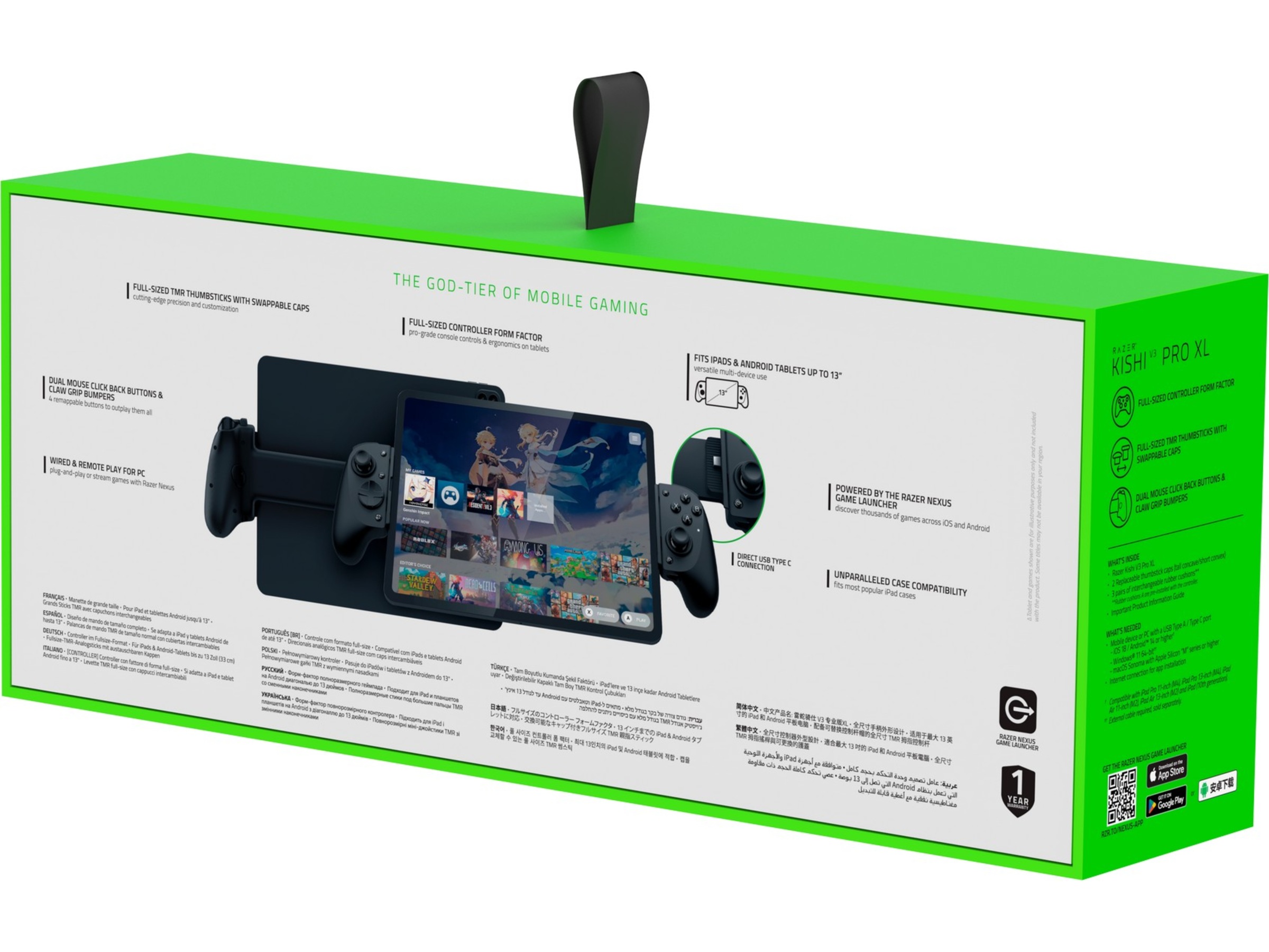 Razer Kishi V3 Pro XL Tillbehör