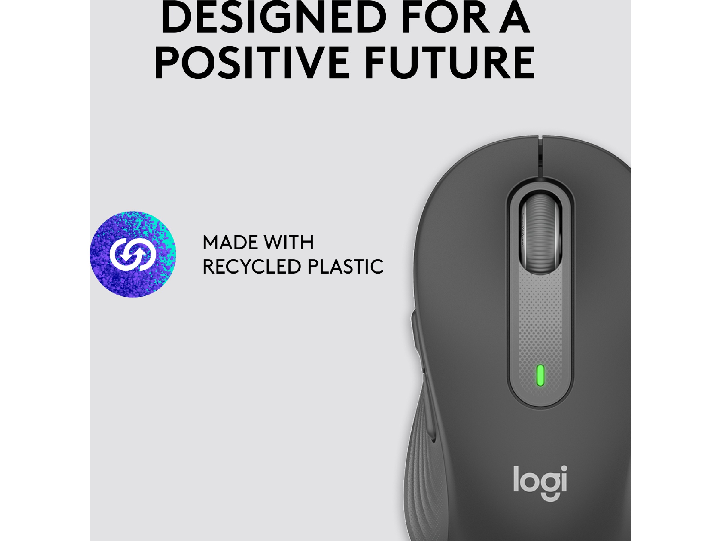 Logitech Signature M650 Large  trådlös mus grafitgrå Mus