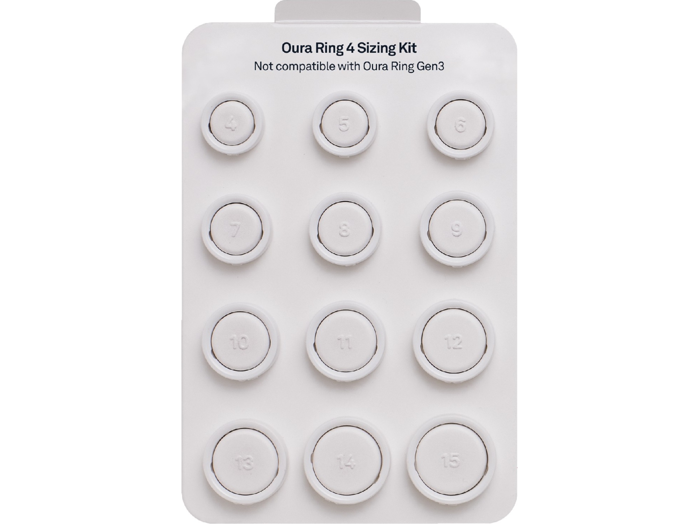 Oura Ring 4 storlekskit Smart ring