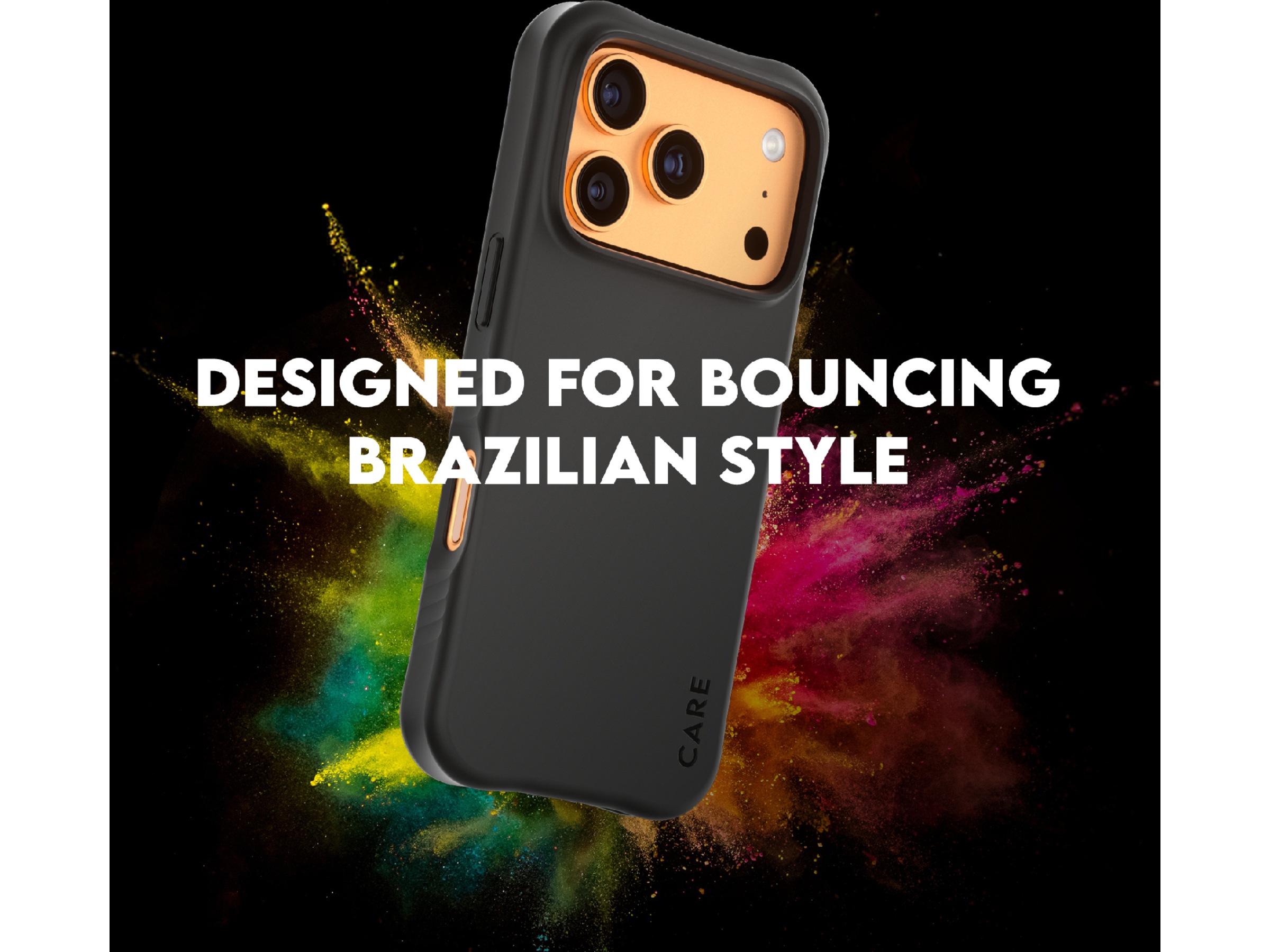 PanzerGlass CARE iPhone 17 Pro Samba Hardcase skal (svart) Skydd