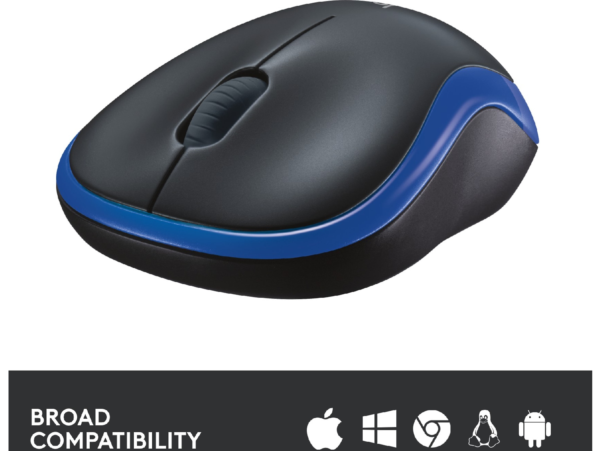 Logitech M185 Trådlös Mus Blå Mus