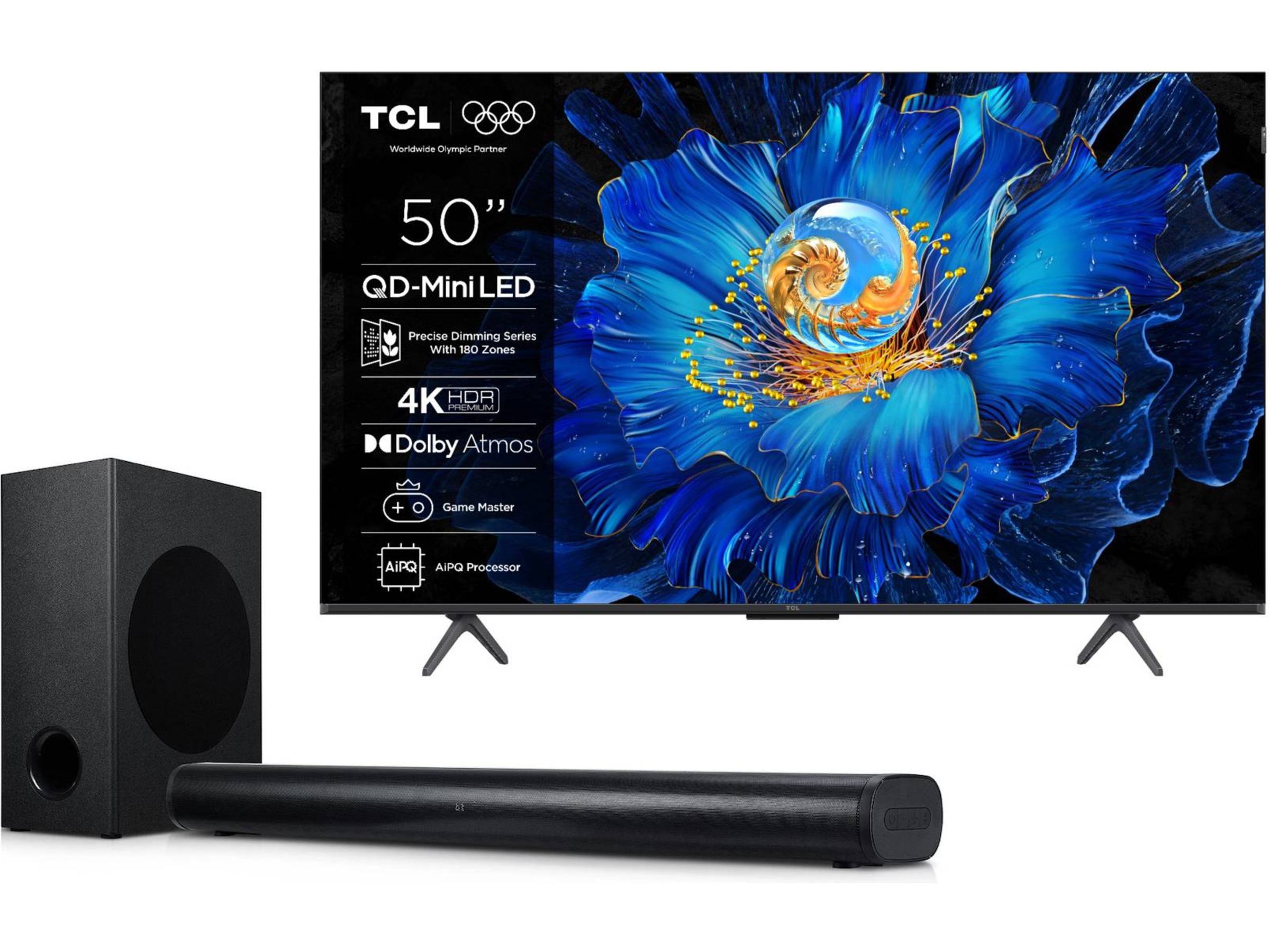 TCL 50" C69KS 4K QD-Mini LED Google TV 70 - 79 tums TV