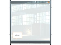 Nobo bordskärm modul Premium Plus - 75x82cm Tillbehör till arbetsstationer & kontorsbås