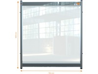 Nobo bordskärm modul Premium Plus - 75x82cm Tillbehör till arbetsstationer & kontorsbås