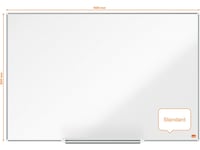 Nobo Whiteboard Impression Pro Emaljerad magnetisk tavla 90x60 cm Whiteboards