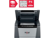 Rexel dokumentforstörare Optimum AutoFeed+ 150X auto korsklippning P4 Dokumentförstörare