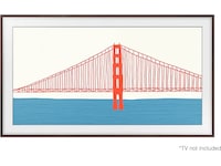 Samsung 50" ram till The Frame (2021-2025, brun) TV-ram & tillbehör