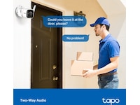 TP-Link Tapo C320WS 2K WiFi Camera Outdoor (vit) Övervakningskamera