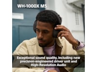 Sony WH-1000XM5 trådlösa hörlurar, Over-Ear (svart) Hörlurar