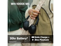 Sony WH-1000XM5 trådlösa hörlurar, Over-Ear (svart) Hörlurar