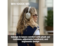 Sony WH-1000XM5 trådlösa hörlurar, Over-Ear (svart) Hörlurar