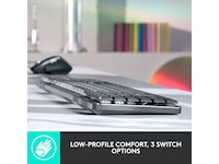 Logitech MX Mechanical Wireless Linear (graphite) Tangentbord