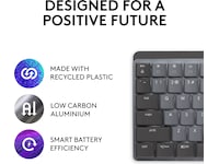 Logitech MX Mechanical Wireless Linear (graphite) Tangentbord