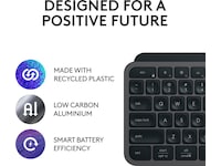Logitech MX Keys S Trådlöst Tangentbord (graphite) Tangentbord