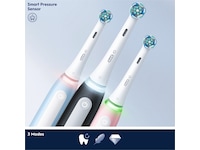 Oral-B iO 3 Elektriske tandborster 2pk (svart & blå) Eltandborste