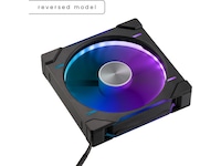 Phanteks D30 140mm PWM DRGB Reverse Fläkt (svart) Fläkt