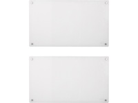 Mill Glas Panelelement 700W (vit) 2-pack Panelelement