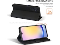 iiglo Samsung Galaxy A25 Plånboksfodral (svart) Skydd