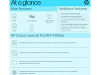 HP skrivare Color LaserJet Pro MFP 4302dw Skrivare