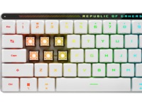 ASUS ROG Falchion RX Low Profile Optical trådlöst gamingtangentbord (vit) -B-Grade Demo tangentbord