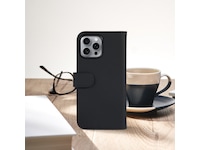iiglo iPhone 16 Pro Plånboksfodral (svart) Skydd