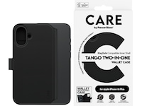PanzerGlass CARE iPhone 16 Plus Tango 2-i-1 Plånboksfodral (svart) Skydd