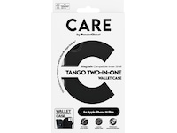 PanzerGlass CARE iPhone 16 Plus Tango 2-i-1 Plånboksfodral (svart) Skydd